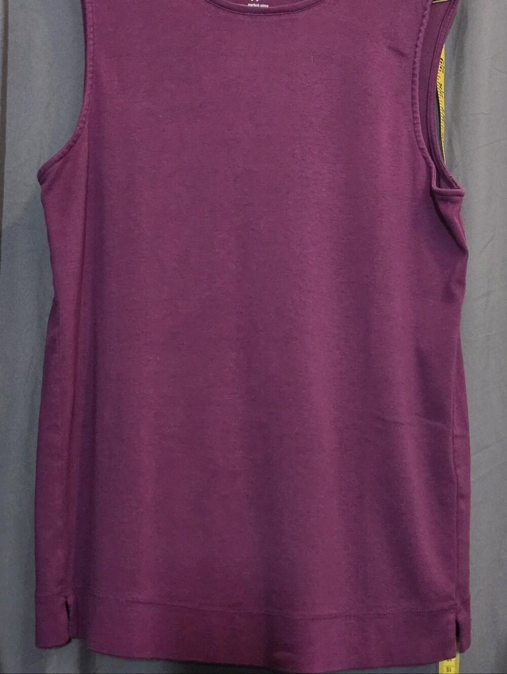 J. Jill Perfect Pima Tank Medium Purple Sleeveless Cotton Top